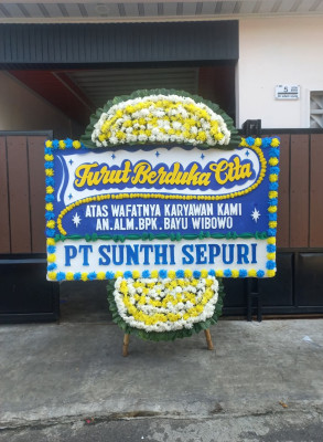 Papan Bunga Duka di Buntu Datu